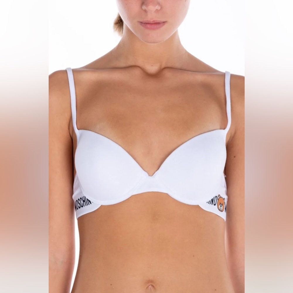 MOSCHINO White Teddy Bra US 32 XS
